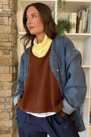 Jonti Knit Neckerchief Lemon